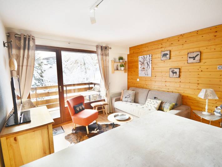 Studio voor 4 personen, met balkon in Morzine