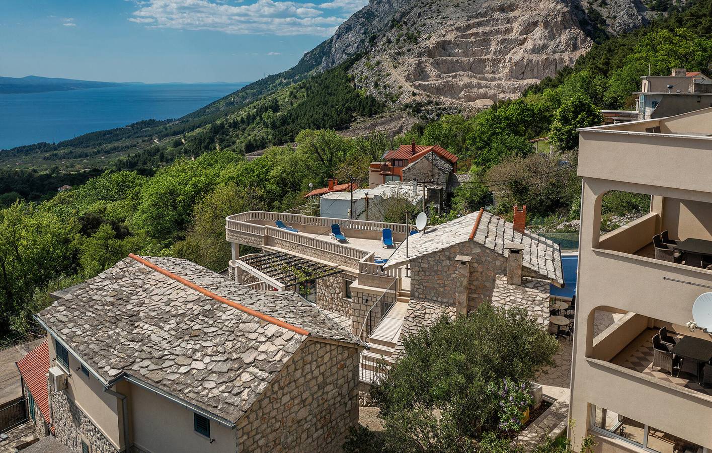 Ganze Ferienwohnung, Gemütliches Apartment mit Pool und Terrasse in Baska Voda, Makarska Riviera