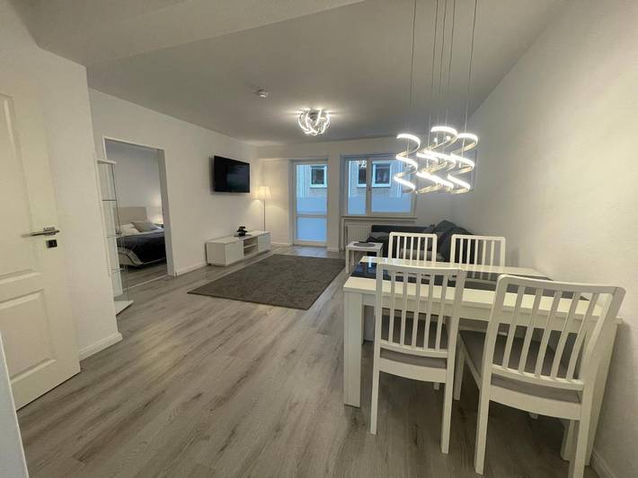 Ferienwohnung für 4 Personen, mit Balkon und Ausblick sowie Seeblick in Bremer Freimarkt