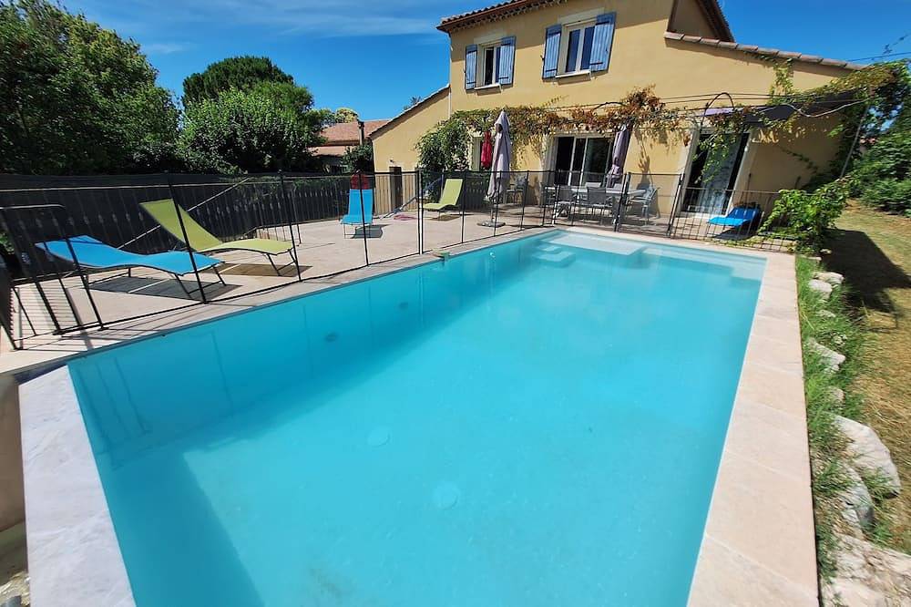Villa with private pool (secure) pétanque court-Mont Ventoux - Last minute in Modène, Parc naturel régional du Mont-Ventoux