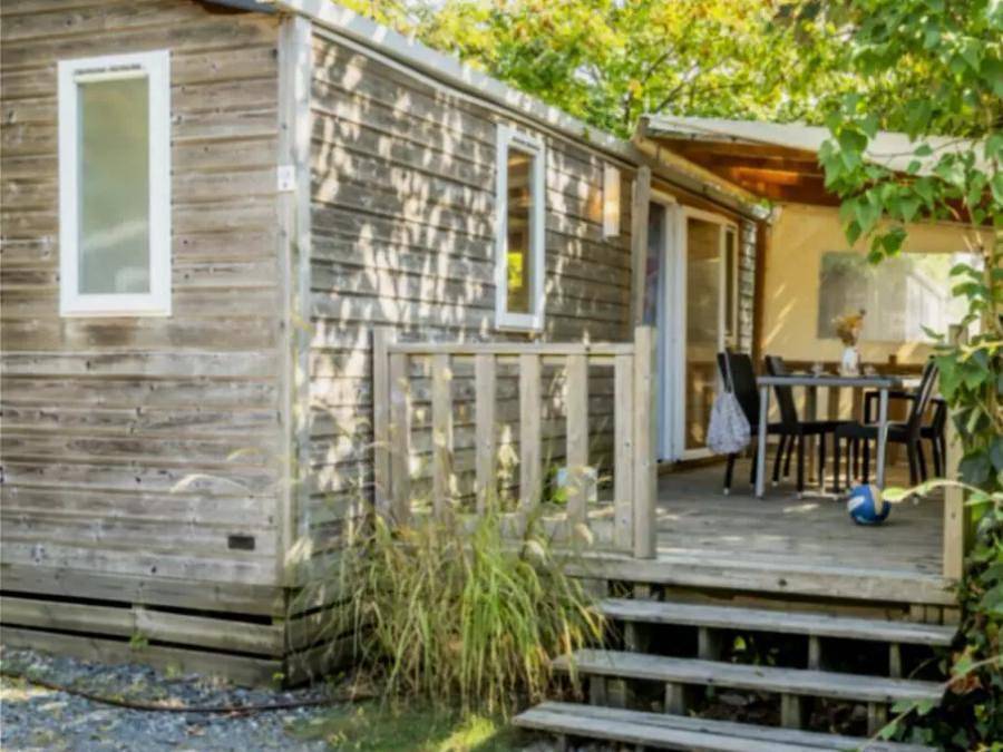 Camping Paradis Au port de l'houmeau - Mobilhome 4 personas - Oro 3 Habitaciones 4 Personas + Tv in L'Houmeau, Región de La Rochelle