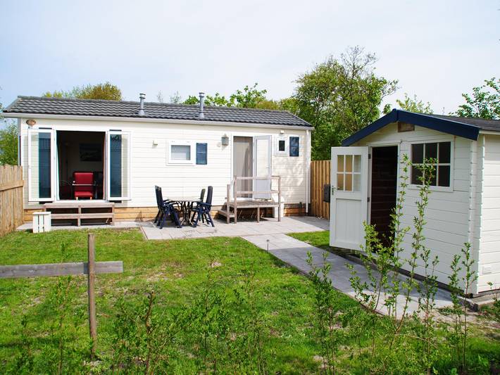 Chalet für 5 Personen, mit Terrasse und Garten auf Texel