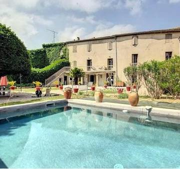 Maison d’hôte pour 2 personnes, avec terrasse ainsi que jardin et piscine à Saint-André-de-Sangonis