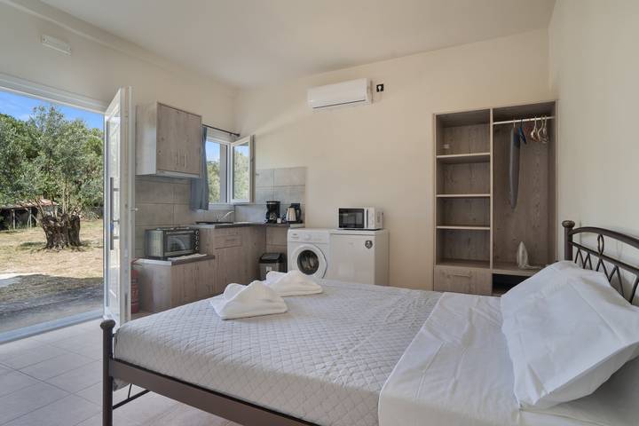 Studio voor 3 personen, met tuin - 1