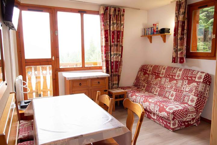 Studio pour 5 personnes, avec balcon/terrasse