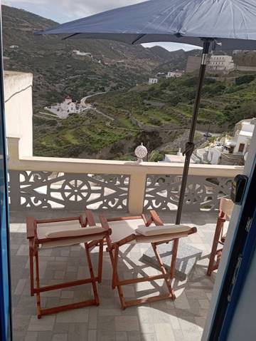 Ferienhaus für 6 Personen, mit Ausblick und Balkon auf Karpathos