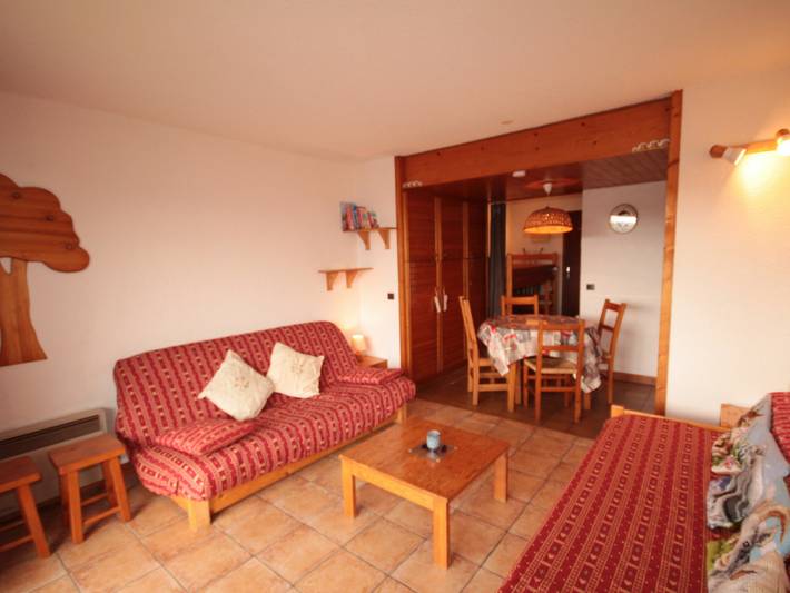 Estudio entero, Estudio cabina sur esquí para 5, mascotas Ok in Les Saisies, Albertville region