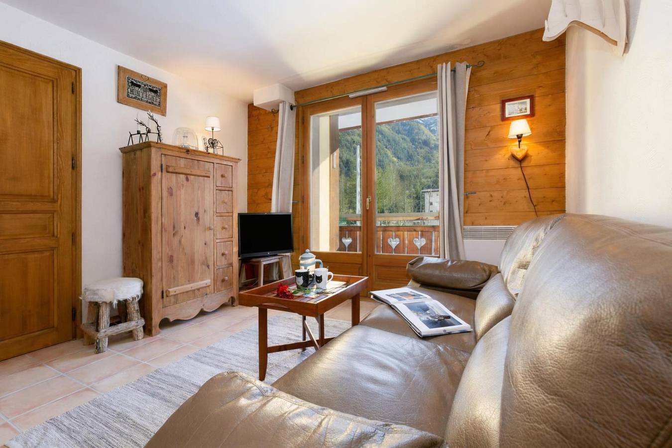 Hel lejlighed, Ferielejlighed for 4 personer med balkon in Chamonix, Bonneville området