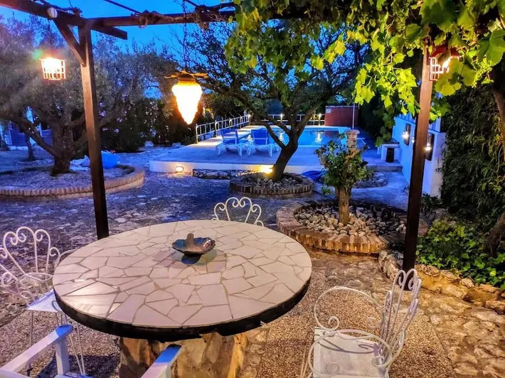 Ferienhaus für 6 Personen, mit Pool und Garten sowie Ausblick - 1