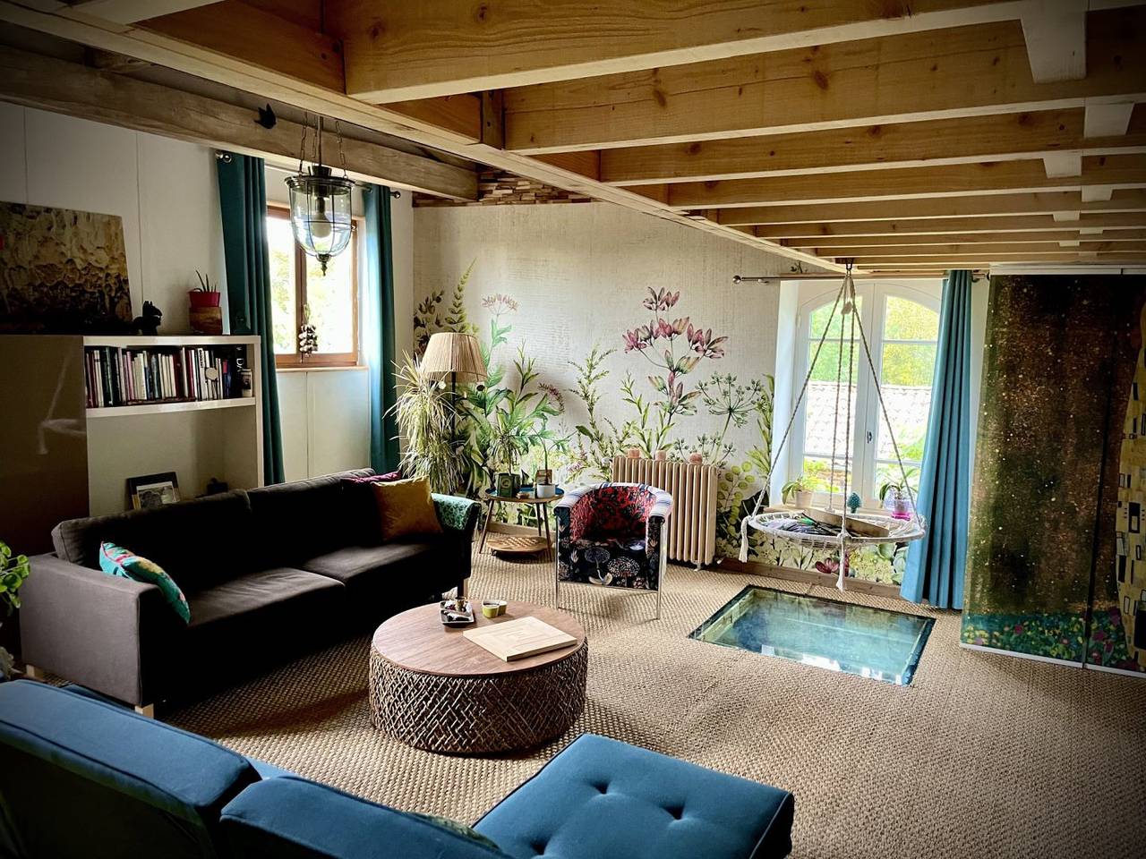 La Main du Cœur Chambre d'hôtes de charme à la campagne - Mezzanine de la Main du Coeur in Loubens-Lauragais, Lauragais