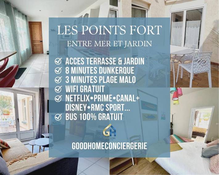Gîte pour 4 personnes, avec terrasse et vue à Coudekerque-Branche - 3