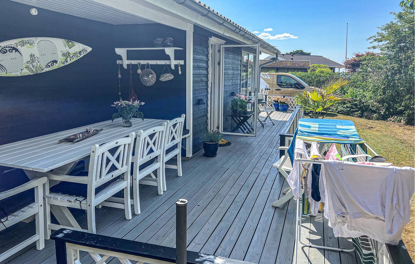 Ferienhaus für 4 Personen mit Terrasse in Følle Strand, Süddjursland