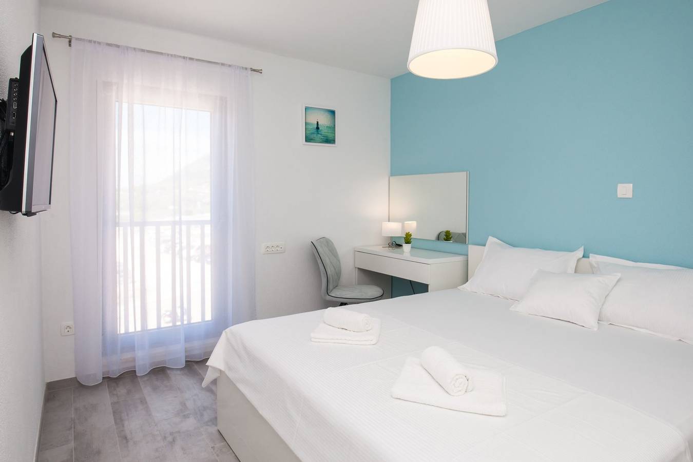 Ganze Wohnung, Dva Galeba - One Bedroom Apartment with Sea View (204) in Bol, Brac