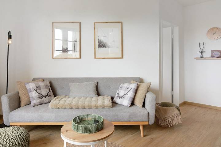 Ferienwohnung für 3 Personen, mit Balkon und Garten sowie Sauna in Bad Sachsa