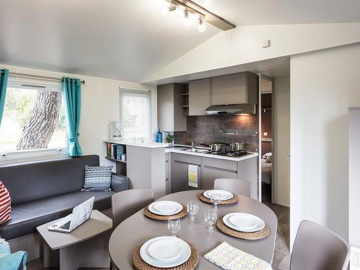 Mobil home pour 6 personnes, avec bassin pour enfant à Torreilles - 3