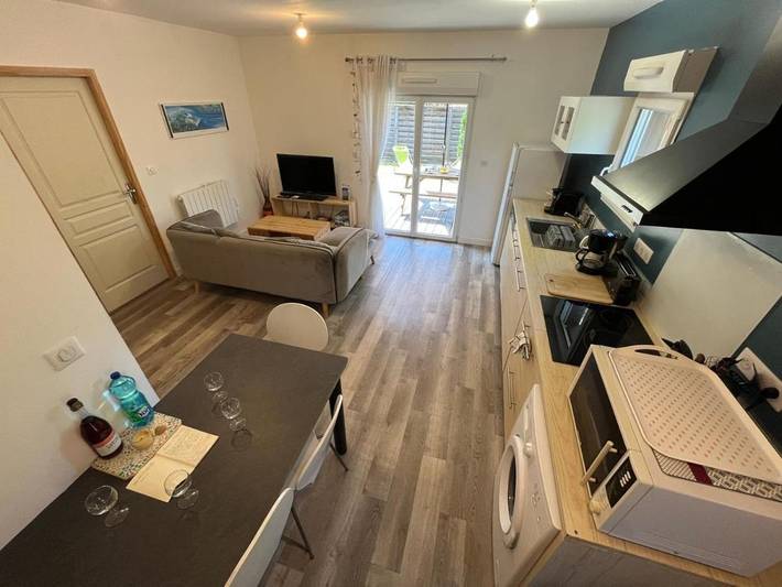 Location de vacances pour 4 personnes, avec Terrasse ainsi que Jardin et Vue à Le Porge - 4