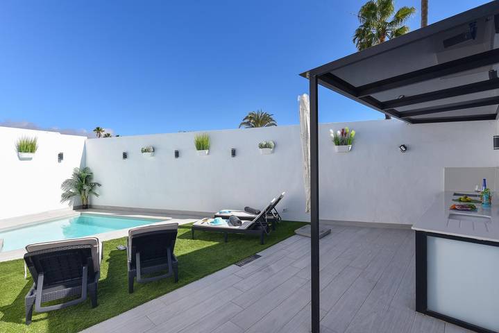 Bungalow für 6 Personen, mit Terrasse und Garten in Maspalomas - 4