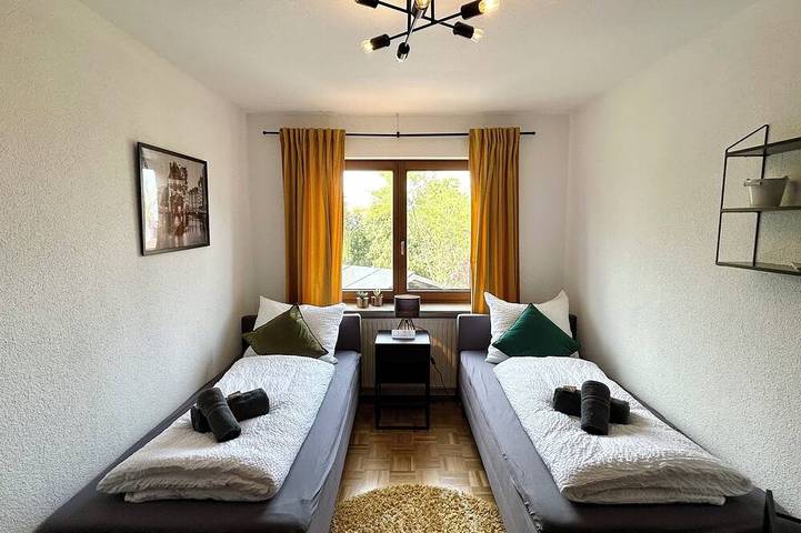 Ganze Wohnung, OhPardon! Michelbach. Luxuriöse Ferienwohnung mit Garten & Sauna. in Michelbach an der Bilz, Hohenlohe