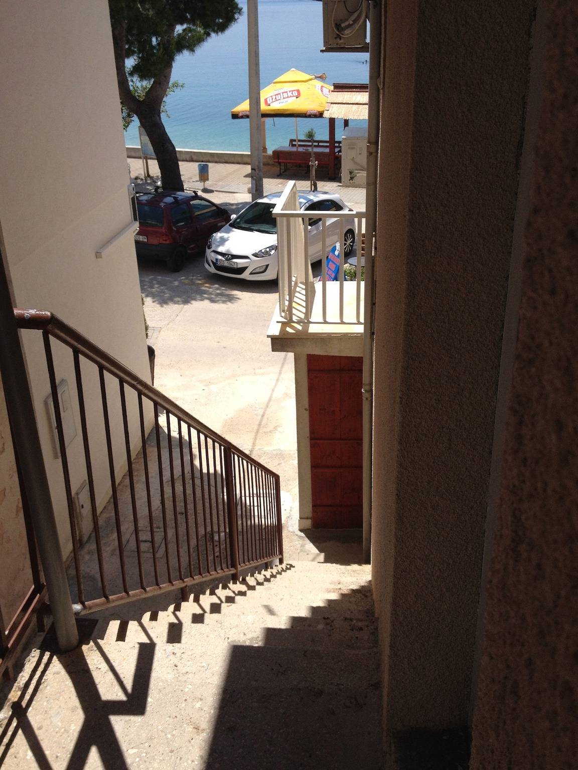 Ganze Wohnung, 3-Zimmer-Ferienwohnung am Strand Drasnice, Makarska -a in Drašnice, Makarska Riviera