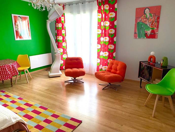 Location de vacances pour 3 personnes, avec terrasse, animaux acceptés à Bourges