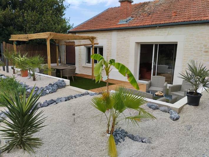 Location de vacances pour 4 personnes, avec jacuzzi ainsi que terrasse et jardin à Cauroy-lès-Hermonville - 4