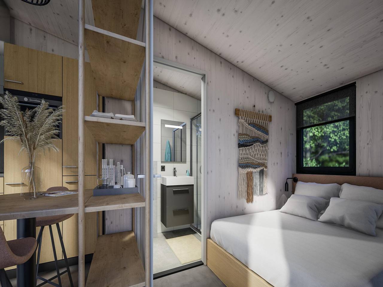 Tiny House in Arcen with Lake Canoe Access in Nationalpark De Maasduinen