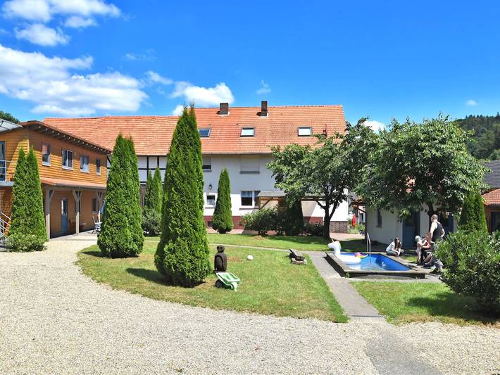 Ferienwohnung für 6 Personen, mit Balkon und Terrasse sowie Garten in Hessen