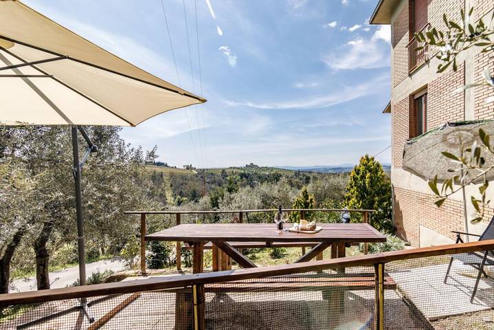Appartamento per 4 persone, con balcone in Gaiole in Chianti