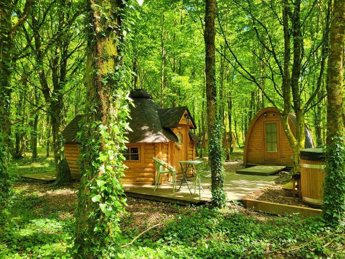 Maison pour 2 personnes, avec Terrasse et Jardin ainsi que Sauna et Vue à Paimpont