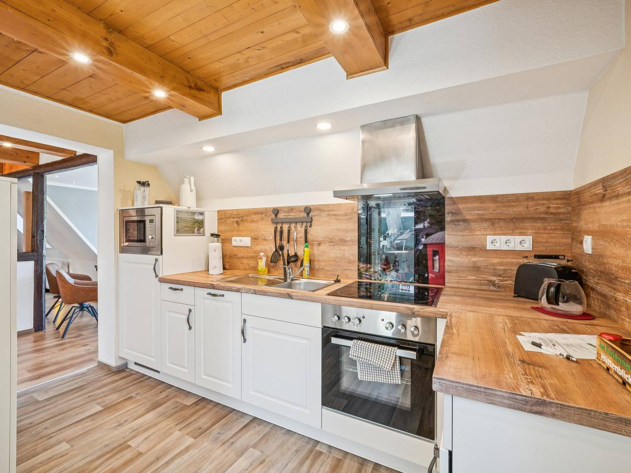 Ganze Wohnung, Helle Ferienwohnung im Harz mit Balkon in Straßberg (Sachsen-Anhalt), Harzgerode
