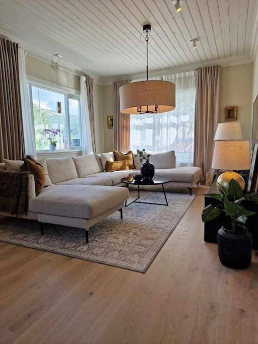 Villa for 6 personer, med hage og utsikt i Norge