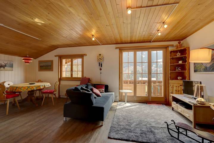 Gîte pour 5 personnes, avec balcon à Rougemont - 4