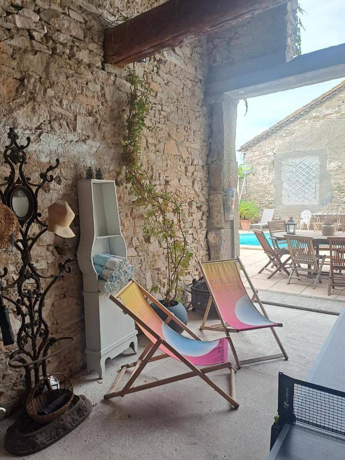 Location de vacances pour 4 personnes, avec jardin ainsi que piscine et jacuzzi, animaux acceptés à Sainte-Valière - 2