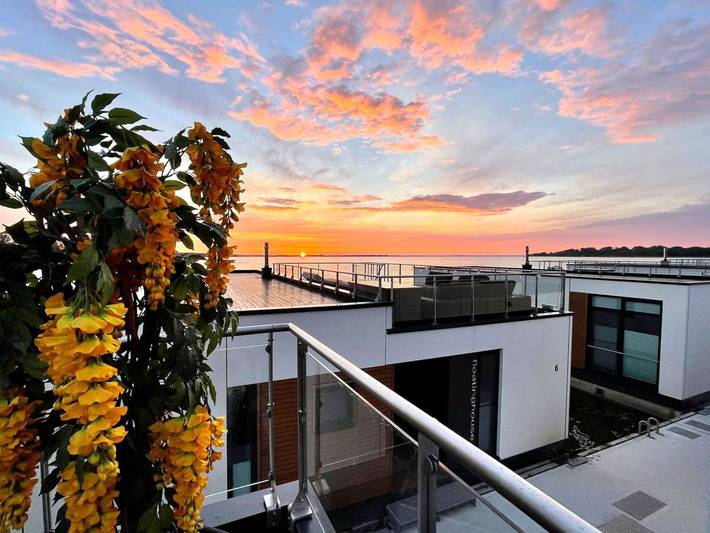 Ferienwohnung für 6 Personen, mit Seeblick und Terrasse sowie Ausblick und Sauna, mit Haustier in Ribnitz-Damgarten - 2