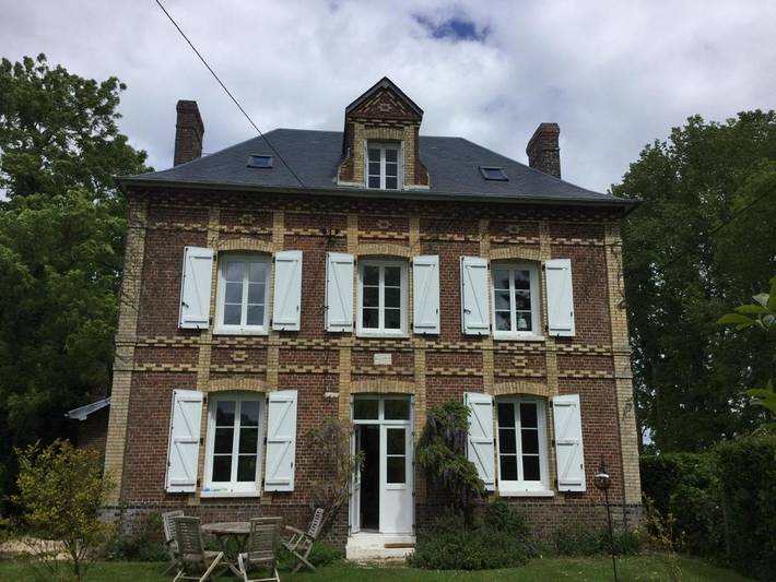 Gîte pour 3 personnes, avec vue et jardin à Le Tronquay