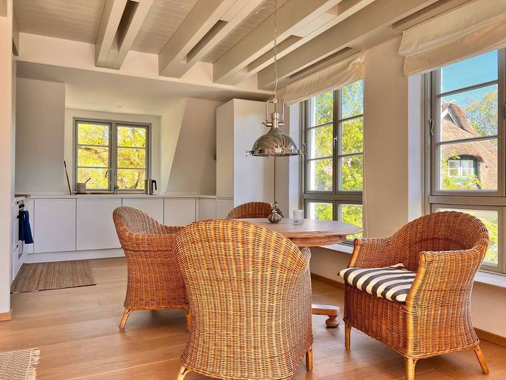 Ferienwohnung für 3 Personen, mit Ausblick und Garten in Brodersby