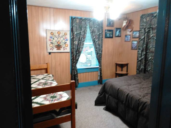 Cabaña de madera para 7 personas, con balcón/terraza en Texas
