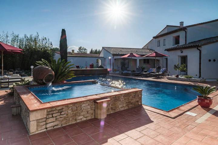 Gîte pour 3 personnes, avec piscine et jardin à Théza - 4