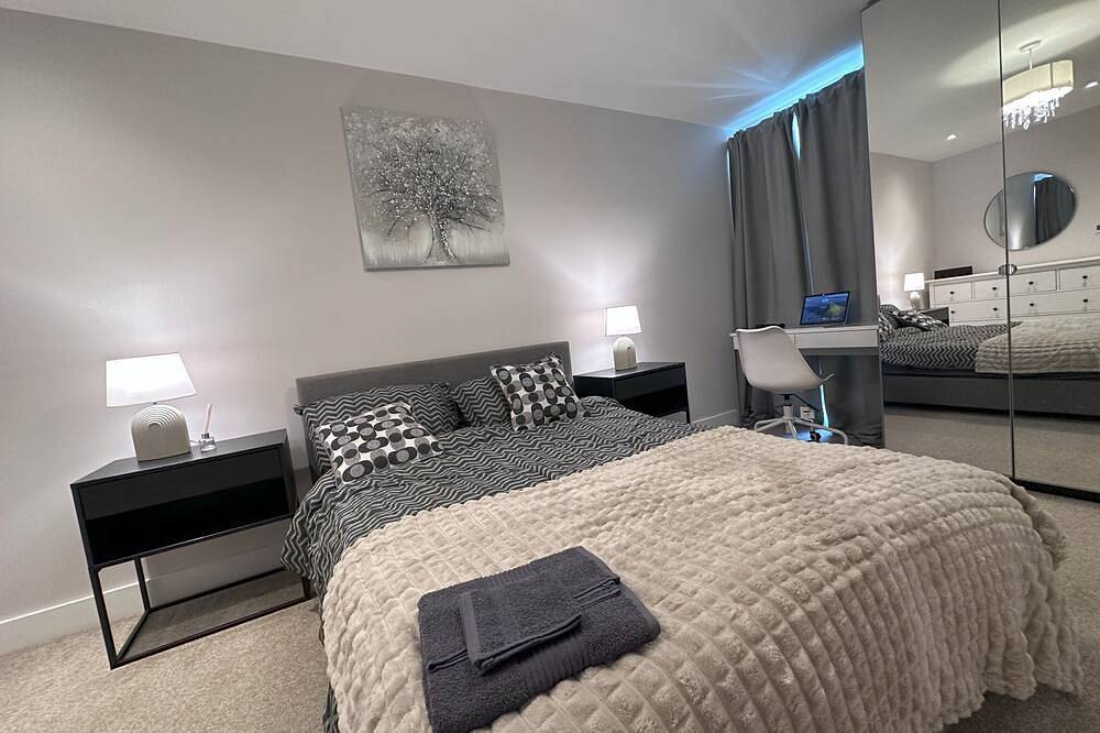Apartamento entero, Cosy 1 bed apartment with Wifi in Stevenage Town Centre in Stevenage, Hertfordshire