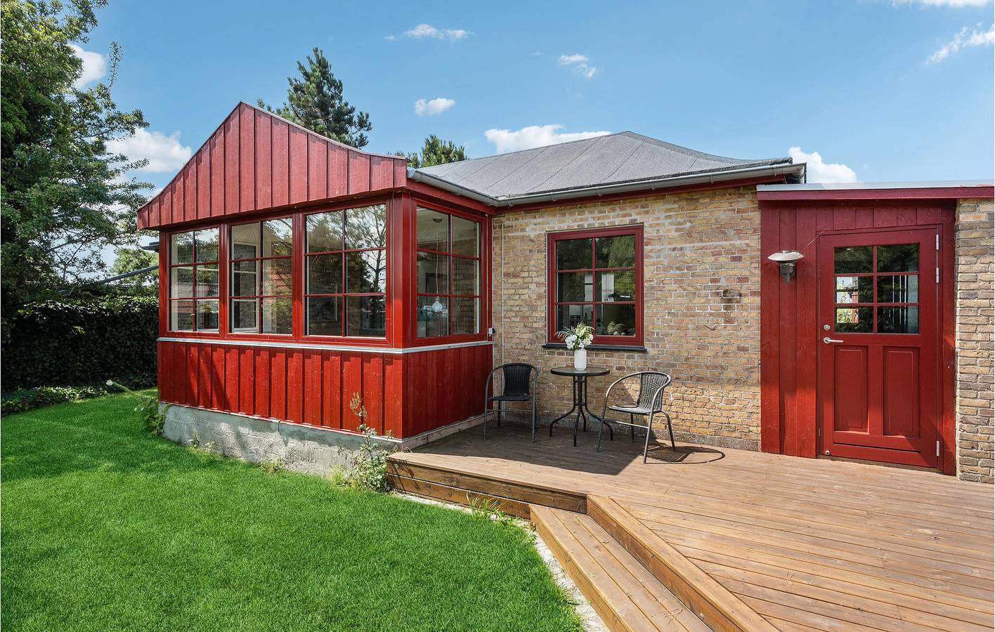Vacation house for 4 people with yard in Vordingborg Region