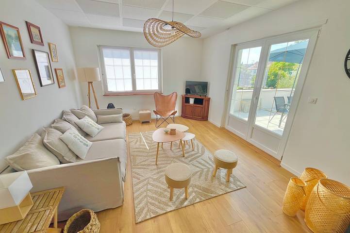 Gîte pour 8 personnes, avec balcon, animaux acceptés à Aspach-le-Bas