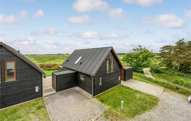 Ferienhaus mit Meerblick für 6 Personen, mit Whirlpool und Sauna sowie Terrasse und Garten auf Rømø - 4