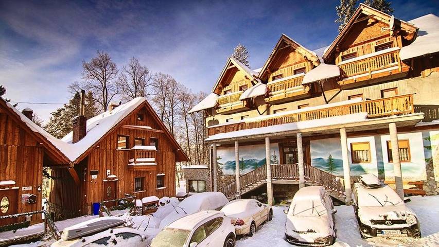 Ferienanlage für 2 Personen, mit Terrasse und Sauna sowie Ausblick, mit Haustier in Polen