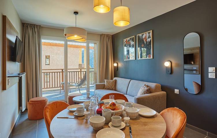 Appartement entier, Résidence Le Mont d'Auron 2p4p in Auron, Saint-Étienne-de-Tinée