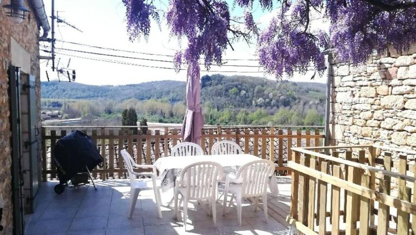 Maison de vacances pour 6 personnes, avec Terrasse et Vue à La Roque-Gageac
