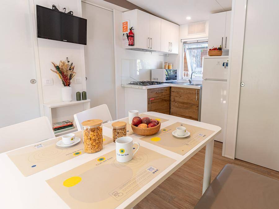 Orbetello Camping Village - Mobilheim 4 personen - Deluxe Lodge in Orbetello, Grosseto Provinz
