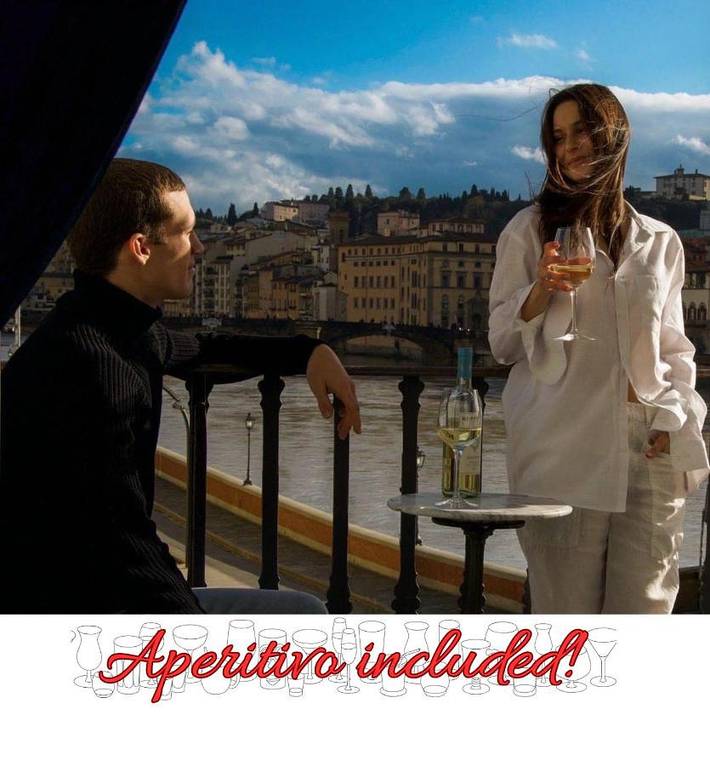 Alojamiento y desayuno para 2 personas, con vistas y balcón en Florencia