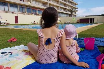 Gîte pour 3 personnes, avec jardin et piscine dans Mindelo