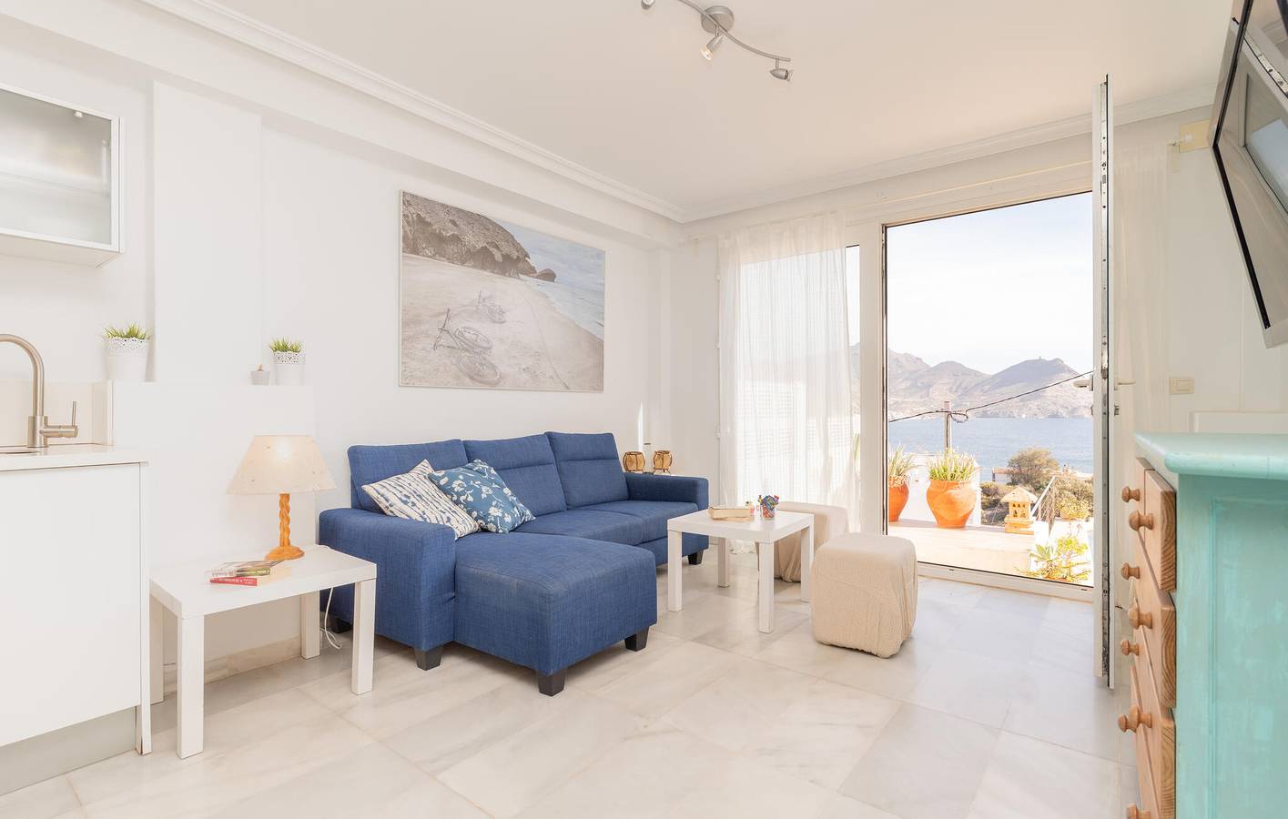 Fuga al mare: accogliente appartamento con 2 camere da letto, piscina e accesso alla spiaggia in San José (Andalusia), Nijar