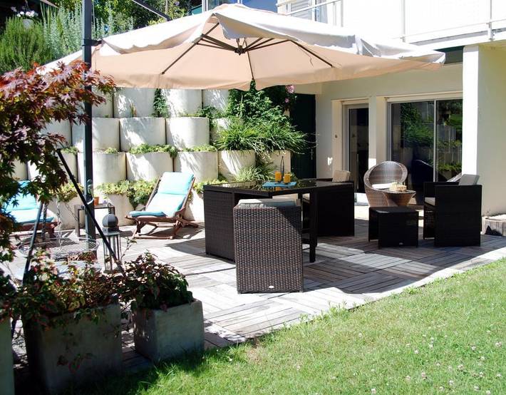 Gîte pour 2 personnes, avec Terrasse ainsi que Jardin et Vue